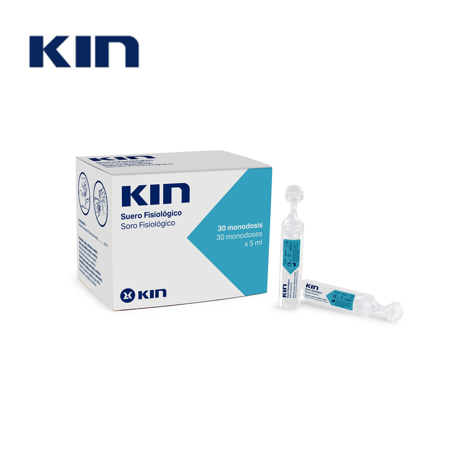 Suero fisiológico monodosis 30 x 5 ml