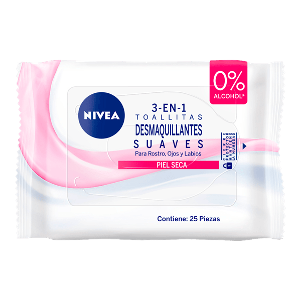 Toallitas desmaquillantes Nivea 25 uds